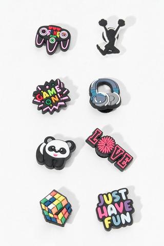 8 Pack Shoe Charms