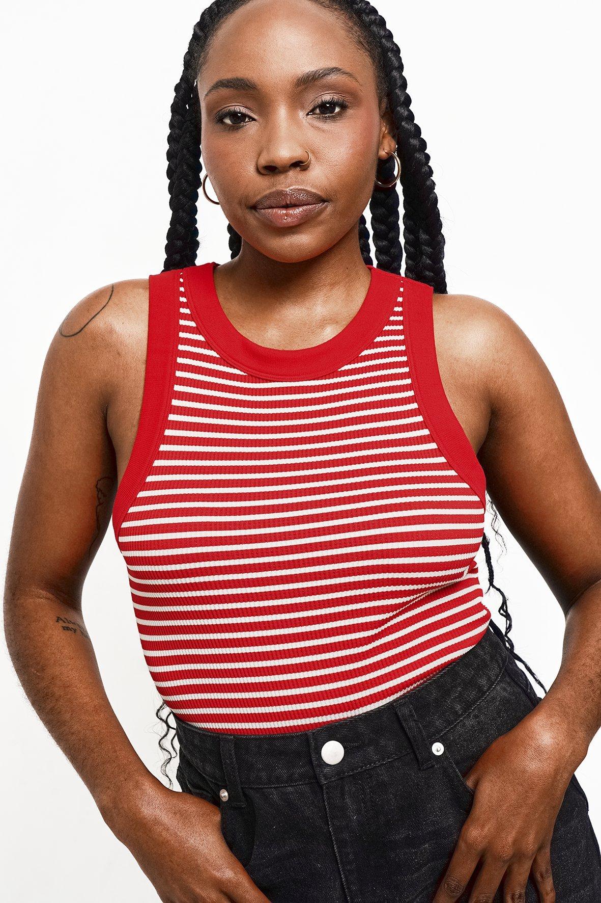 Strapless Detail Tank Top