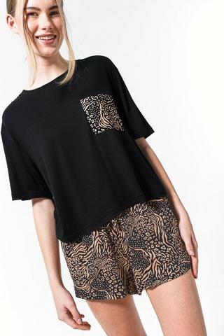 Leopard Print Sleep Set