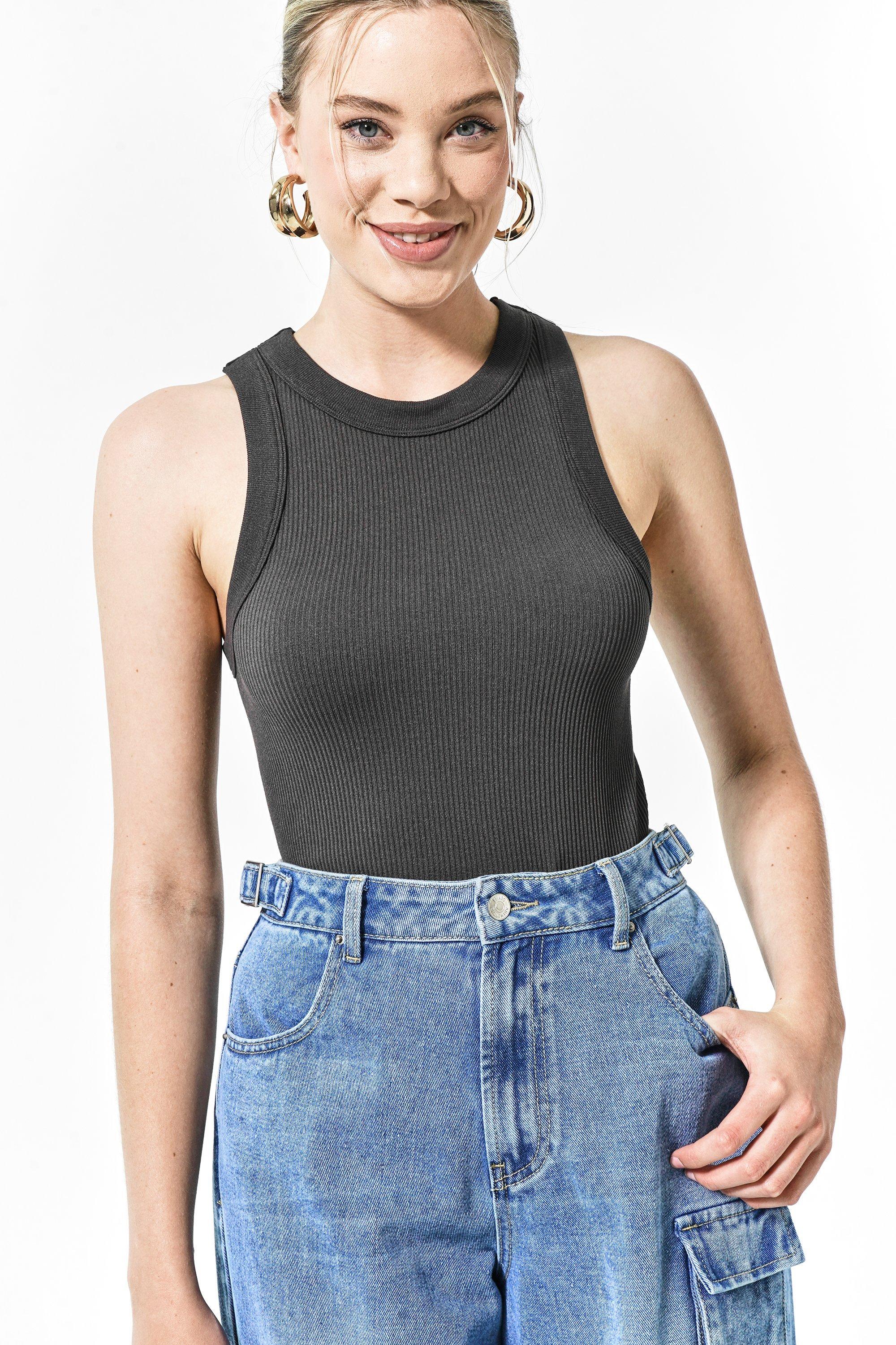SO ME I'm A Wildflower Floral Jacquard Seamless Tank Top in Peach main image 0