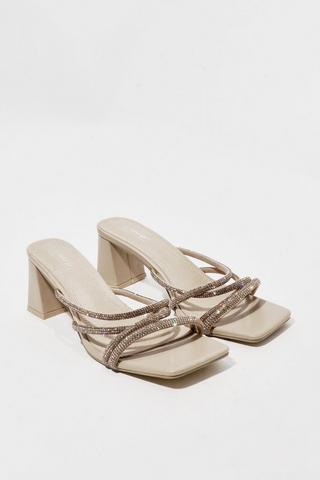 Strappy Block Heel