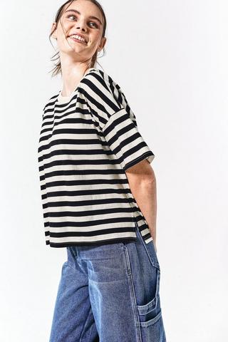 Boxy Stripe Top