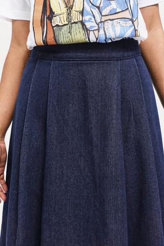 Denim Midi Skirt