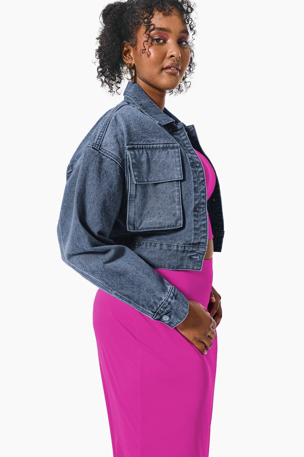 Cropped Denim Jacket