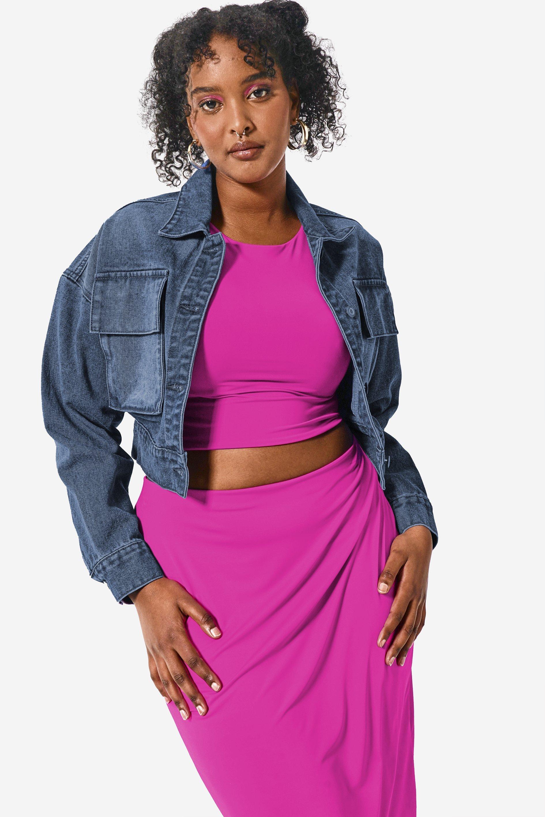 Cropped Denim Jacket