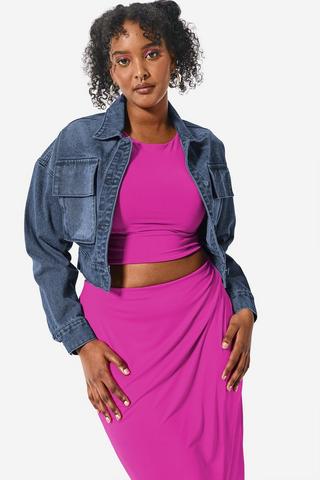 Cropped Denim Jacket