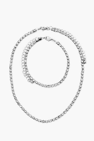 Necklace And Bracelet Set