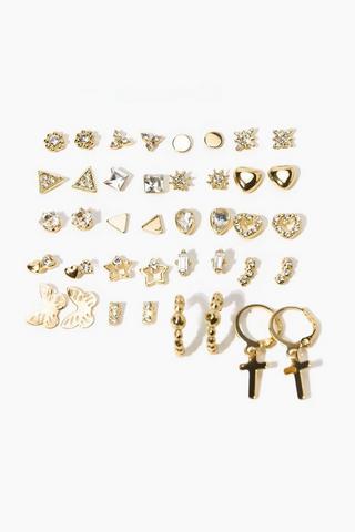 20 Pack Stud Earrings