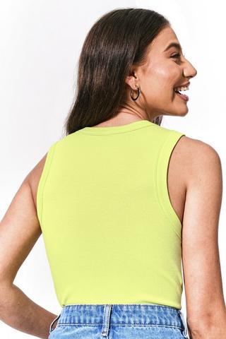 Ribbed Fitted Tank Top