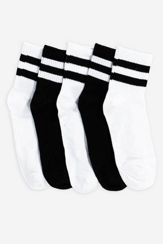 5 Pack Anklet Socks