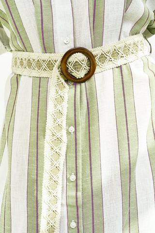 Stripe Shirt Dress