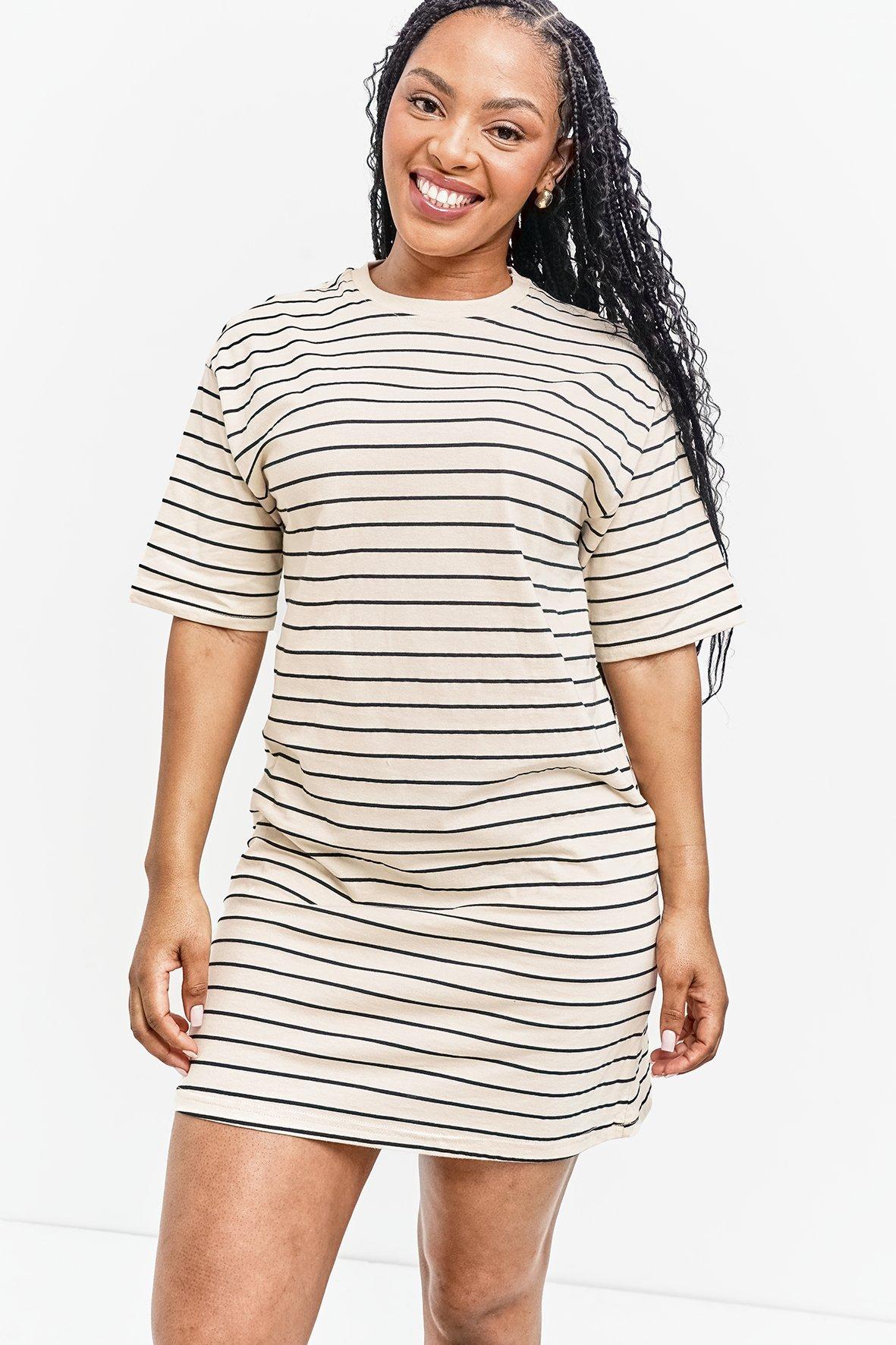 Stripe T shirt Dress