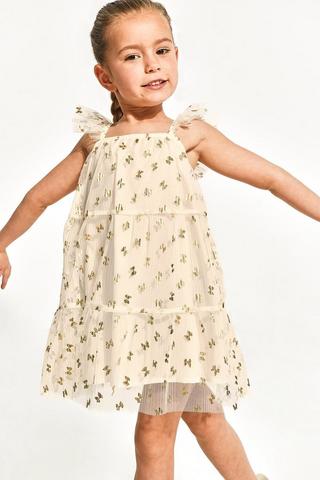 Butterfly Mesh Dress