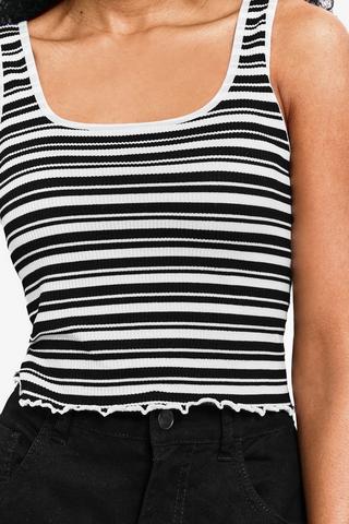 Seamless Stripe Tank Top