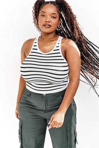 Seamless Stripe Tank Top