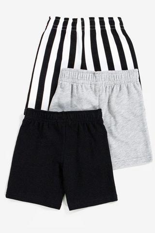 3 Pack Shorts