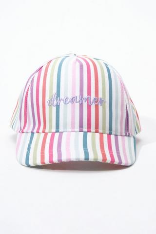 Stripe Baseball Cap