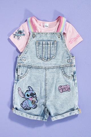 Lilo And Stitch Dungaree Set