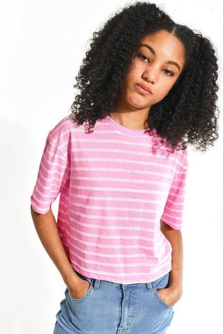 Stripe Boxy T-Shirt