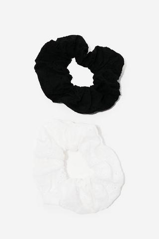 2 Pack Hair Scrunchies