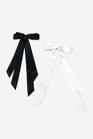 2 Pack Bow Hair Clips
