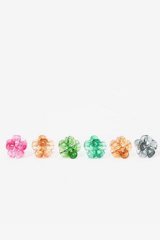 6 Pack Flower Clips