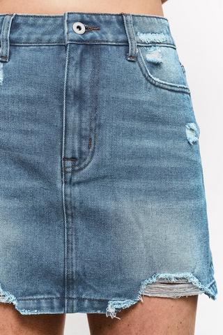 Denim Mini Skirt