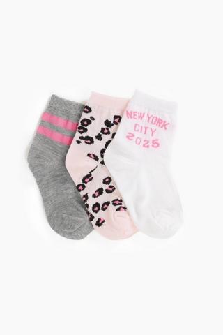 3 Pack Socks