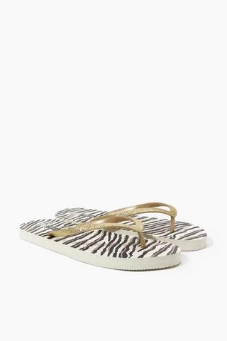 Zebra Print Glitter Slop