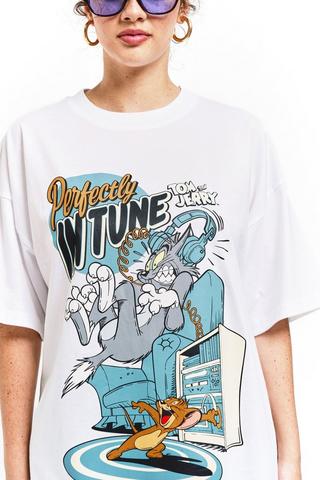 Tom And Jerry Oversized T-Shirt