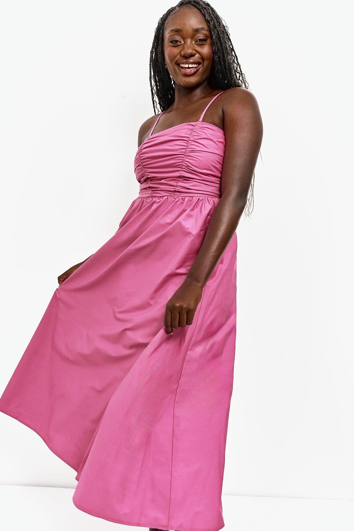 Simple fit and flare frock main image 1