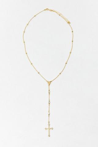 Drop Cross Necklace