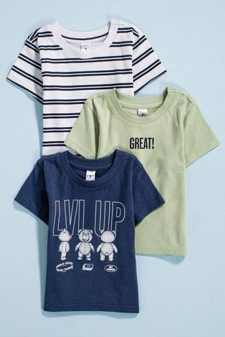 3 Pack T-Shirts