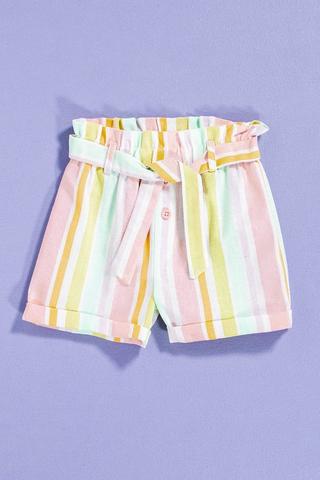 Stripe Linen Shorts