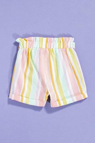 Stripe Linen Shorts