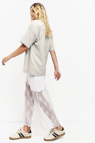 Asymmetrical Lace Skirt