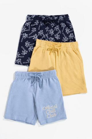 3 Pack Shorts
