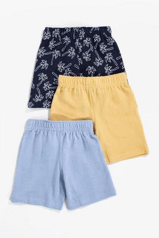 3 Pack Shorts