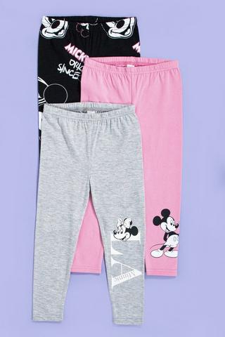 3 Pack Disney Leggings