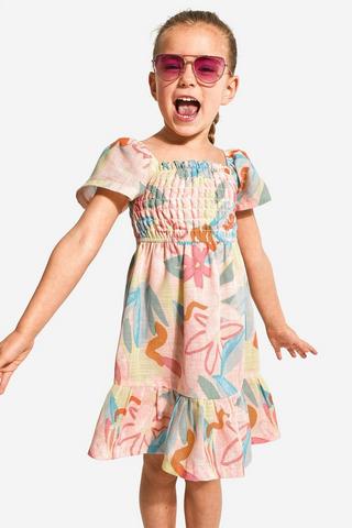 Floral Fit And Flare Dress