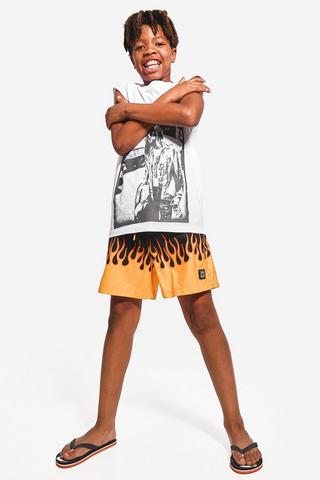 Flame Swim Shorts