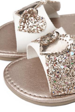 Glitter Ankle Strap Sandal