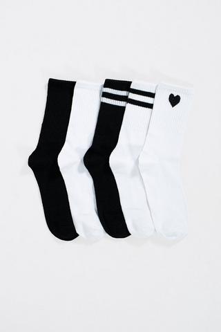 5 Pack Anklet Socks