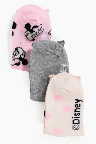 Minnie Mouse 3 Pack Socks