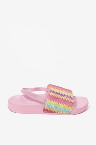 Stripe Slingback Slider