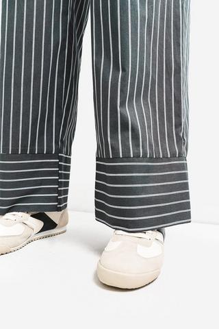 Stripe Wide Leg Pants