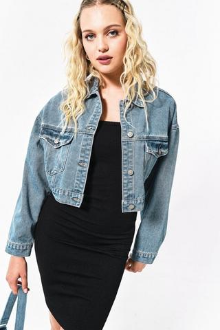 Cropped Denim Jacket