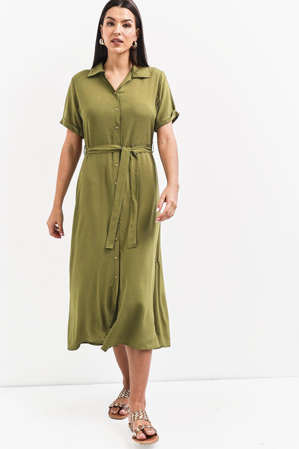 Ladies Bohemian Leopard Print Shirt Dress Women Casual Midi Holiday Summer Dress Female A-line Loose Women Beach Dress Vestidos
