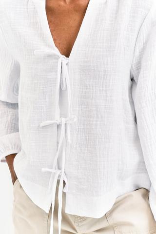 Tie Front Blouse