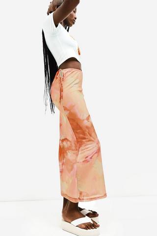 Mesh Column Skirt